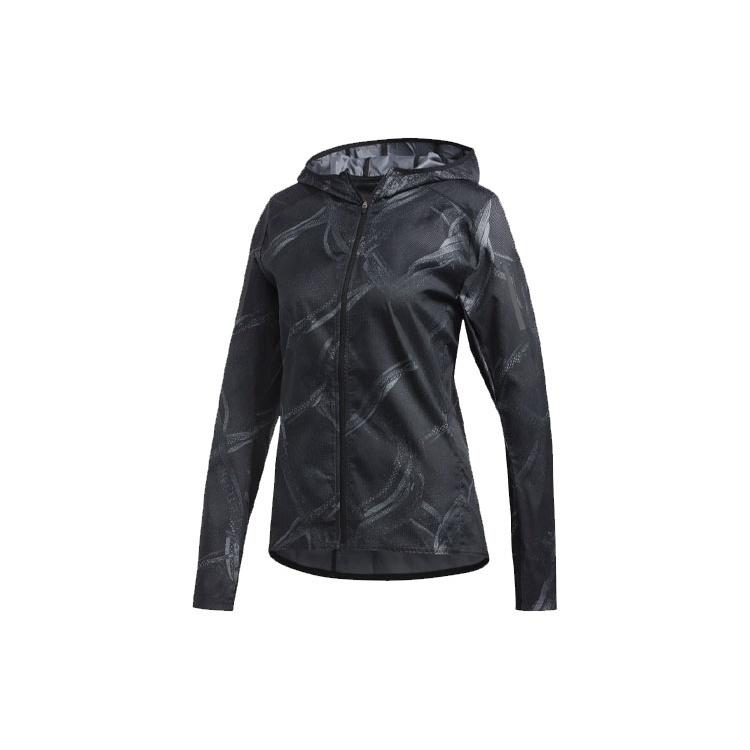 (WMNS) adidas Training Sports Hooded Jacket Black Women s DW5960 L