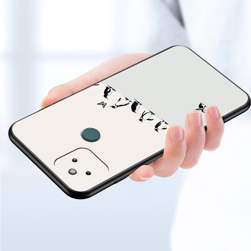 Luxury Pudgy Penguins Art Phone Case Cover for Google Pixel 10 9 8 7 6 9A 8A 7A 6A Pro Shockproof Soft TPU 9 Pro XL Shell Capas