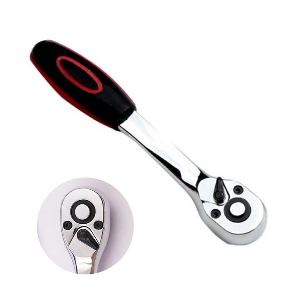 

1pc 1/4 Inch 72 Teeth Ratchet Wrench Extending Socket Wrench Handle Quick-release Reversible Ratchet Wrench Auto Repair Tools China Mainland
