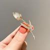 Tulip Brooch Women'S High-End Luxury Brooch Temperament Pin Niche Design Cardigan Clothes High-End Accessories