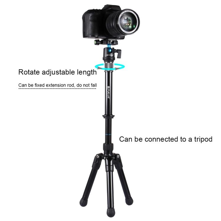 PULUZ kovová ruční nastavitelná prodlužovací tyč na stativ pro DSLR a zrcadlovky