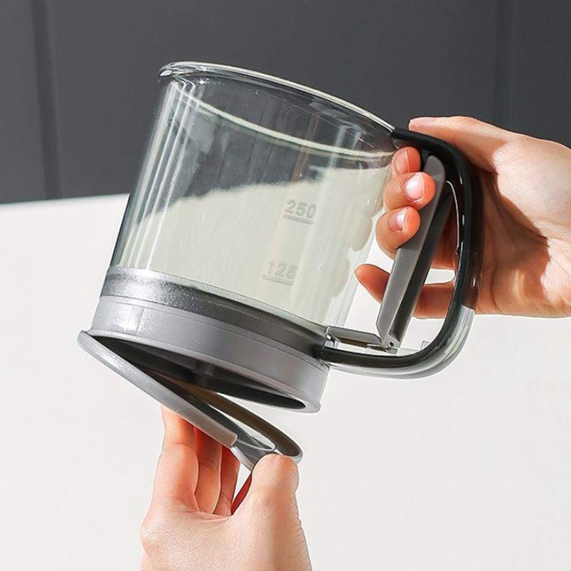 Sito do mąki kuchennej, ręczne, półautomatyczne, sito do cukru, shaker do proszku, miarka, narzędzie do robienia, przybory kuchenne do pieczenia