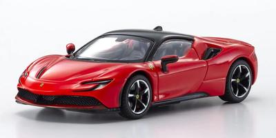 Kyosho BURAGO Scale SF90 Stradale Red Signature Series Finished Product 1/43 18-36911R1