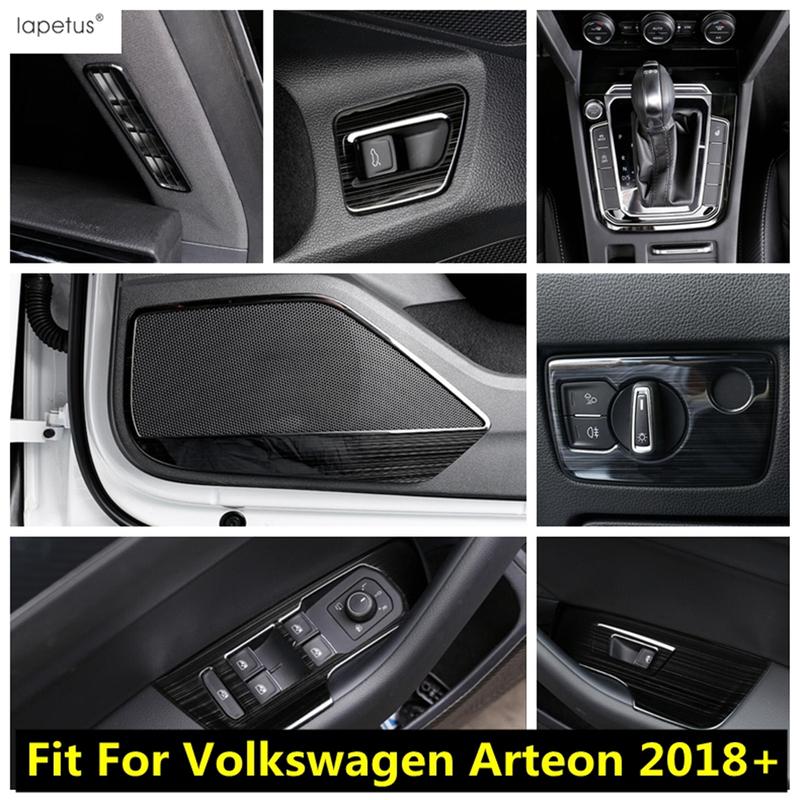 Gear Shift Panel / Window Lift / Door Speaker / Roof Reading Light Lamp Cover Trim Accessories For Volkswagen Arteon 2018 - 2024