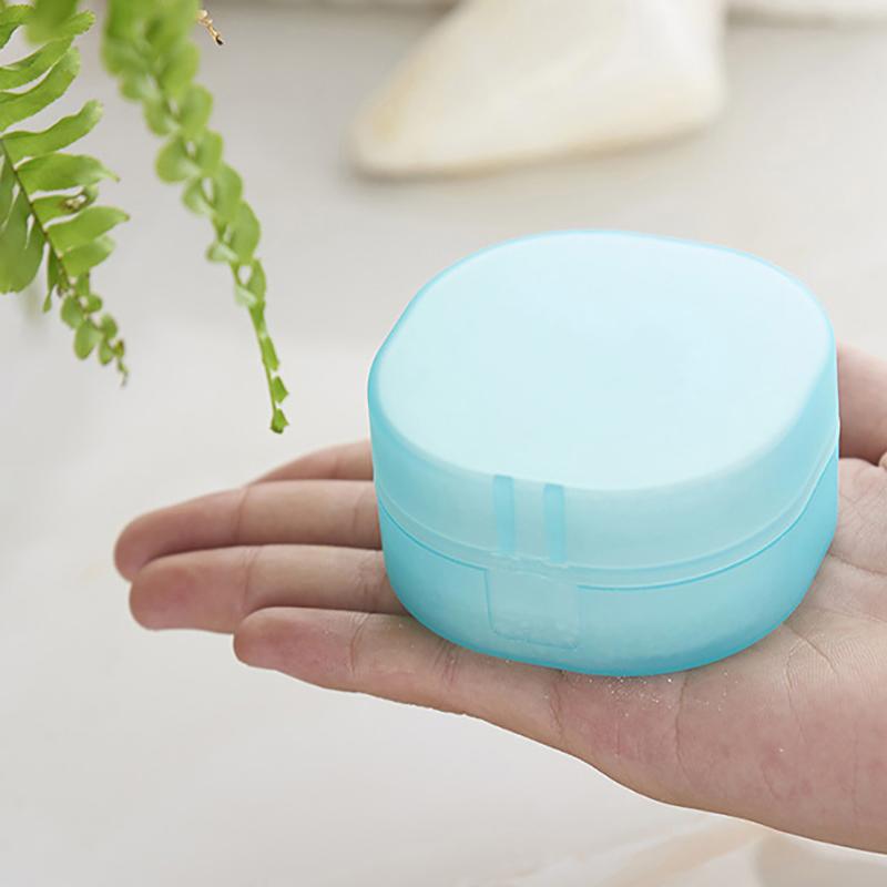 1Pc Round Travel Soap Box Creative Pp Bathroom Travel Waterproof Sealed Portable Soap Box With Lid Soap Rack Supplies
