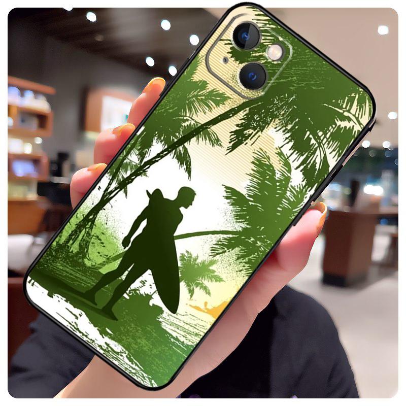 Surf Surfing Case For iPhone 14 Pro Max 16 15 11 12 13 17 Pro Max mini 15 16 Plus 16e 17 Air Phone Cover