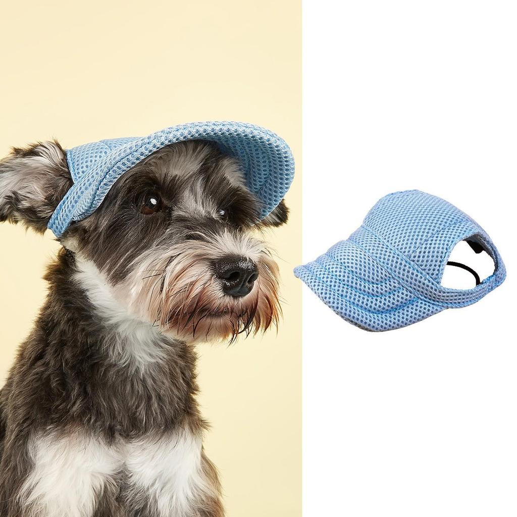 Fashionable Pet Baseball Cap for Sun Protection - Cute Mesh Hat for Medium & Small Dogs