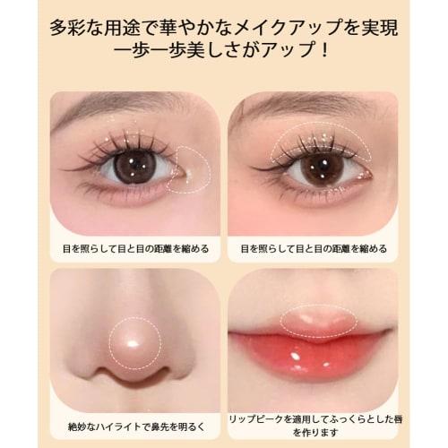 GECOMO Double Core Eyeliner Tear Bag Liner Waterproof Pencil Eyeliner [Pencil & Liquid 2in1] Popular Cosmetics High Adhesion Double Line Expert Greige