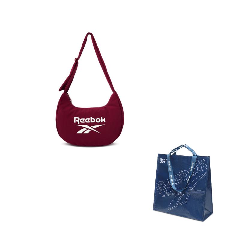 Reebok Fabric Dumpling Crescent Bag, Shoulder Bag, Crossbody Bag Medium Unisex RB230011M