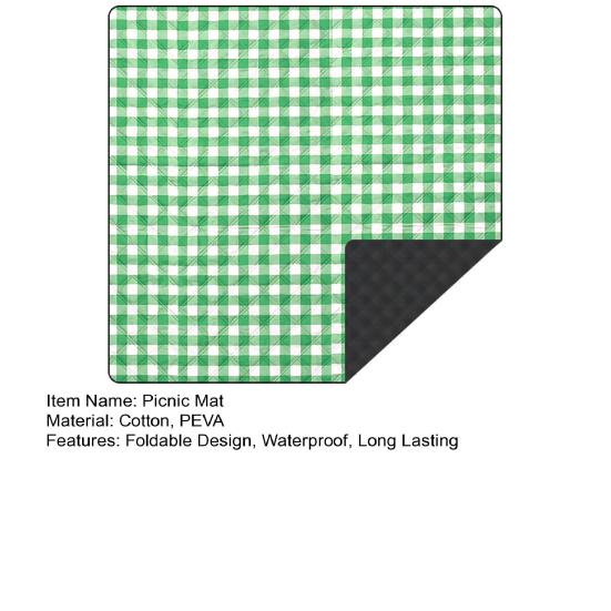 Extra Large Picnic Blanket Waterproof Sand-proof Thickened Easy To Carry Foldable Outdoor Picnic Mat Beach Blanket