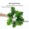 Simulation Pothos Monstera Persian Leaf Artificial Green Plant Wall Decor for Shopping Mall, Restaurant, or Bouquet Display.