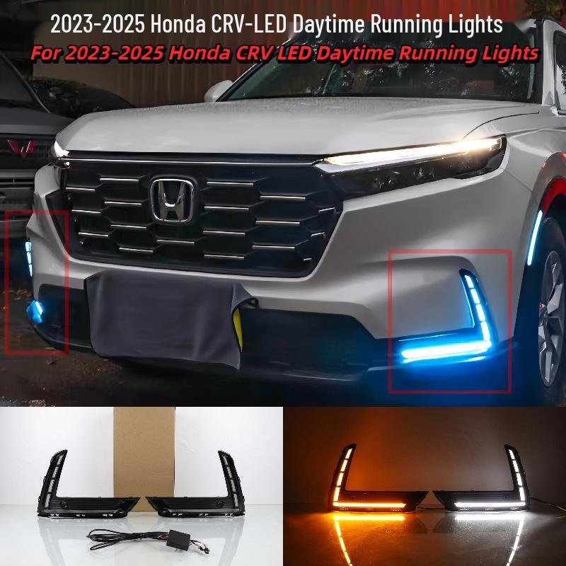 Compatible LED Daytime Running Lights for 2023-2025 Honda CRV Front Bumper Modification