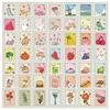 50 Cartoon Small Fresh Stamps Graffiti Stickers Decorate Guitar Notebook Suitcase DIY