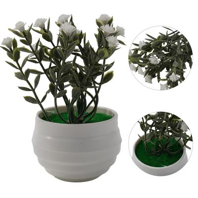 Fake Flower Pot Simulated Potted Succulent Gypsophila Artificial Plastic Bonsai Flower Multi Color Room Balcony Yard Decoration