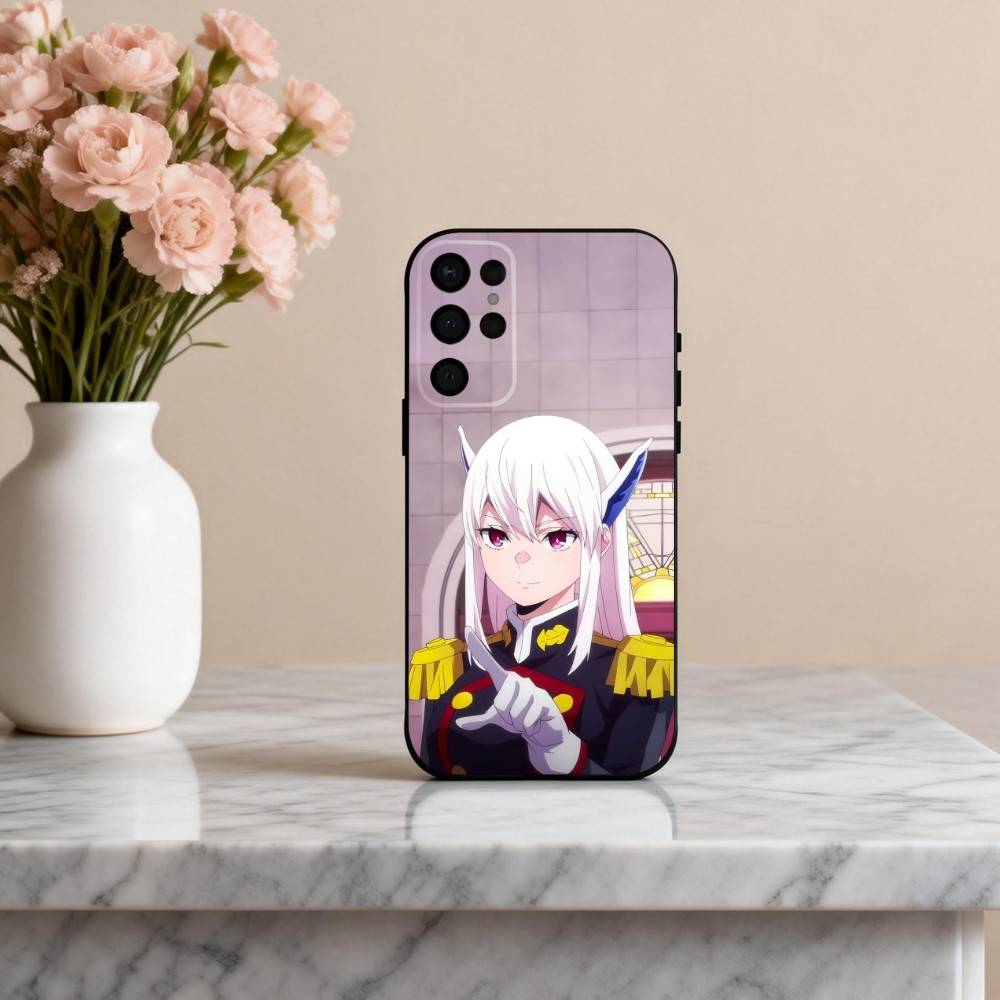 Web Manga C-Chained S-Soldier Phone Case For Samsung S25,24,23,22,30,21,10,9,Ultra,Plus,Lite,FE,4,5 G Soft Black Case