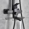 Bathroom High Pressure Rain Shower System 12" Large Shower Head Rainfall Mixer Stainless Steel Shower Set