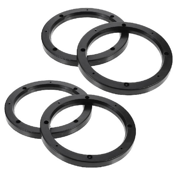 4 Pcs Speaker Spacer Adaptor Ring Mounting Bracket 6.5inch For Cars Boats Trucks