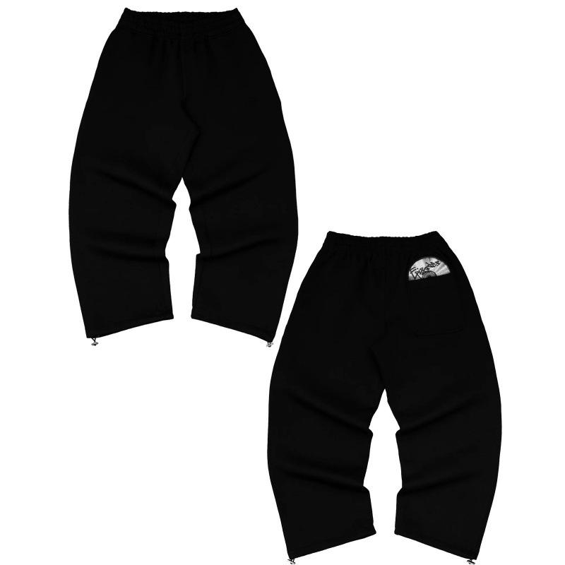 American Street Style CD Print Hoodie and Sweatpants Set - Y2K Inspired
