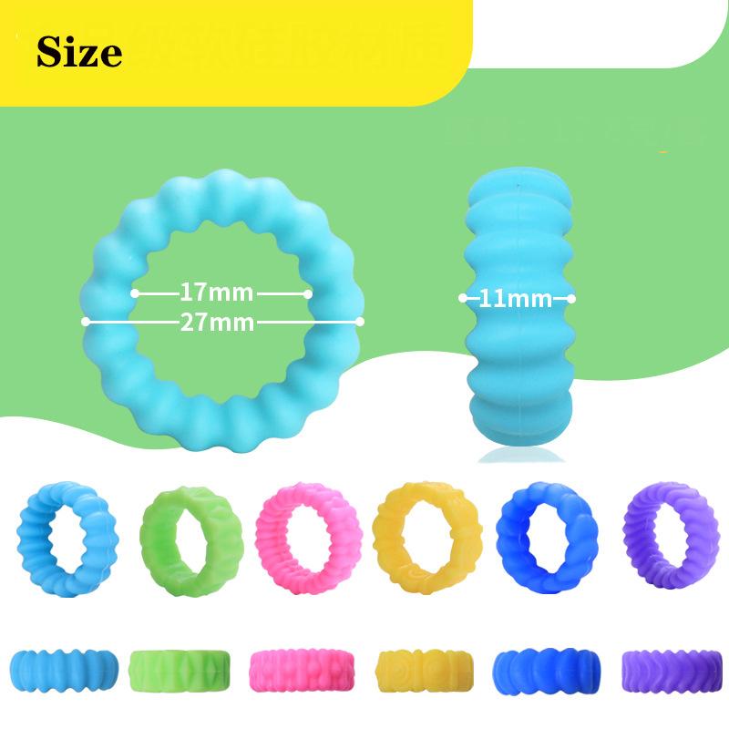 6/12/18 SZT Pierścionki Sensoryczne Zabawki Fidget Autyzm Uspokajające Redukcja Stresu Zestaw Pierścionków na Palce Prezenty dla Dzieci Nagroda w Klasie dla Ucznia