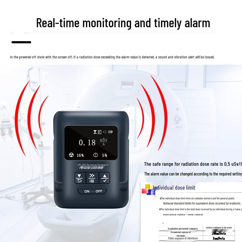 YHT Professional Radiation Detector (CN Version)