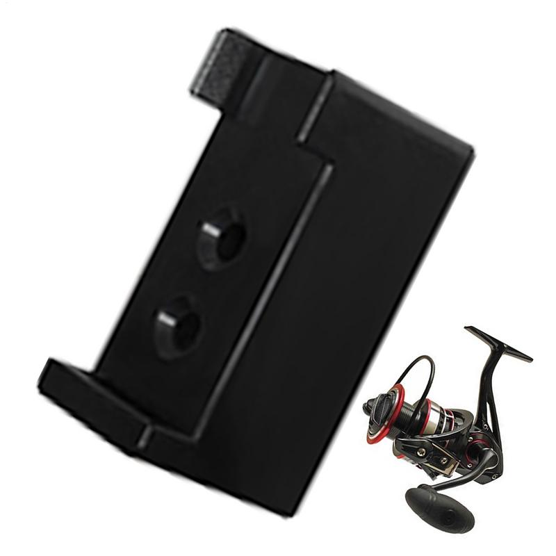 Fishing Reel Holder Fishing Reel Wall Organizer Quick-Release Tackle Storage Hanger For Boat Kayak Truck Garage Door Beach Shore