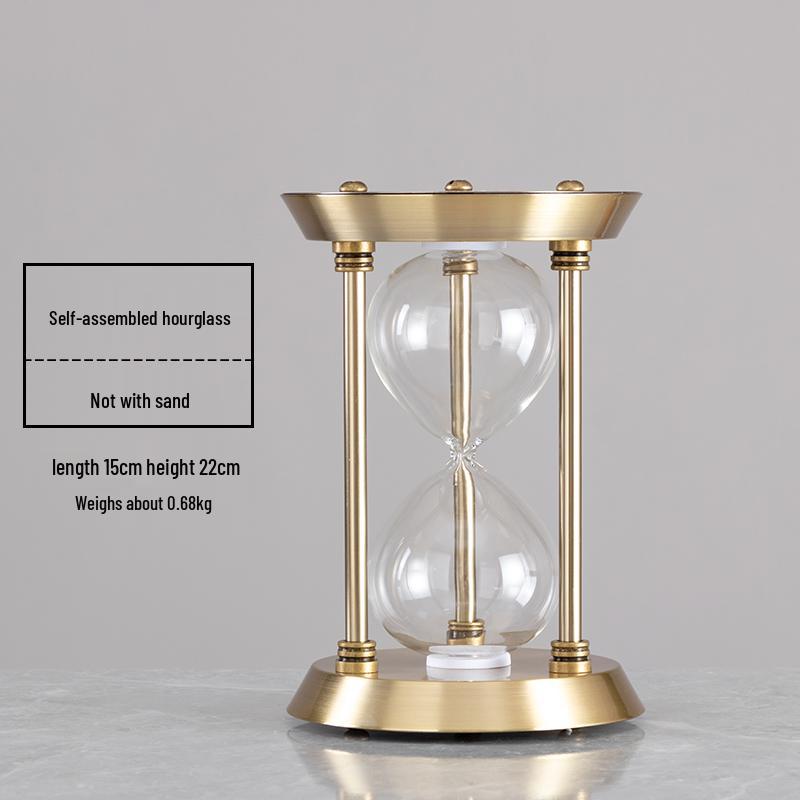 Moderní minimalistické přesýpací hodiny: Sestavitelná luxusní písková dekorace, Stolní ozdoba s tekutým pískem, Kreativní dárek k narozeninám.