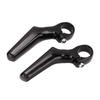 Mountain Bike Handlebars Bar Ends 1 Pair Carbon   3K L Shape Ergonomic Road Bike Bar Ends for 22.2mm Bike Handlebar