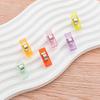 30PCS Assorted Colors Fabric Clips Multipurpose Crocheting Clips Sewing Clips  DIY Projects