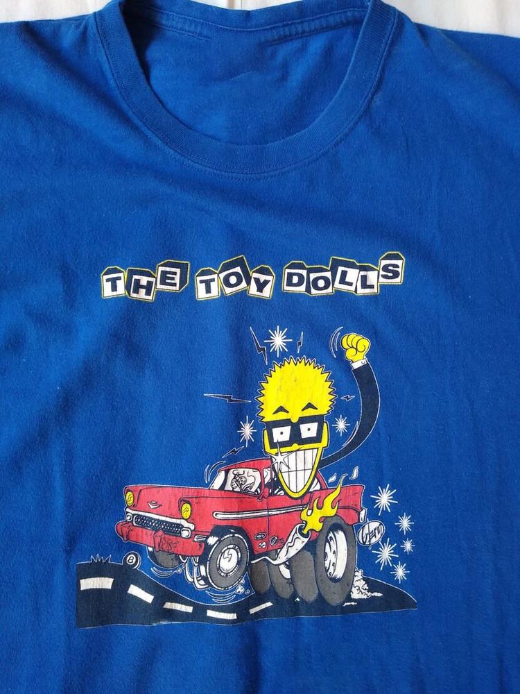 The Toy Dolls Never Ending Tour Royal T-Shirt Cotton Tee Shirt BM1868 Unisex T-Shirt L