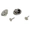 100 sád DIY kravatové pripináčiky motýľ špendlíky na chrbte brošňa Findings Silver