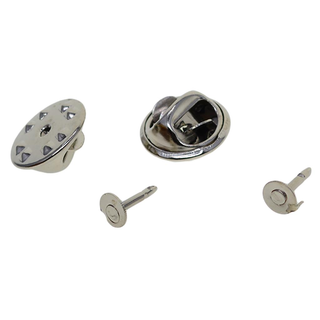 100 sád DIY kravatové pripináčiky motýľ špendlíky na chrbte brošňa Findings Silver