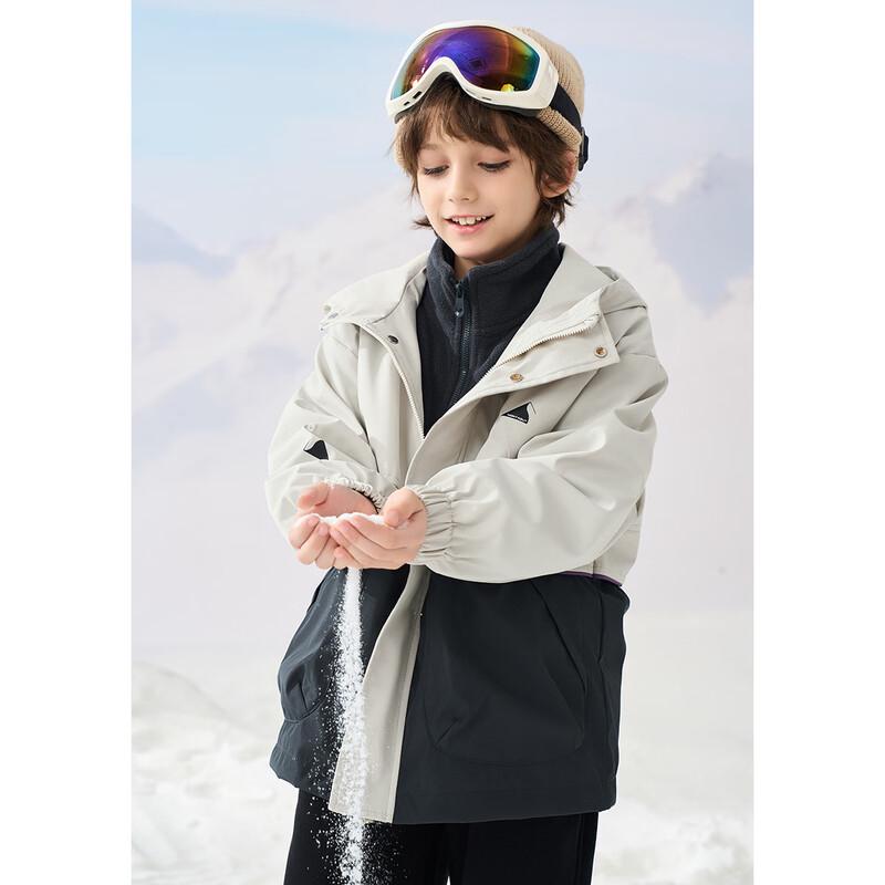 Montagut Kids' Outdoor Workwear Style Hooded Windbreaker Set