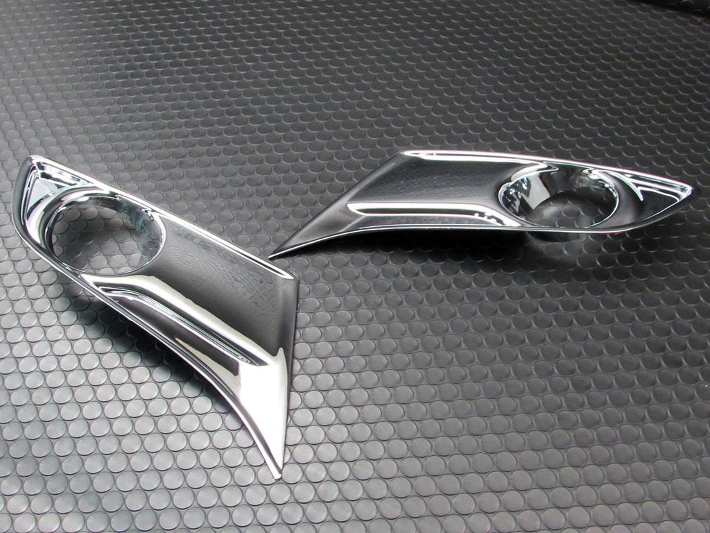 BRIGHTZ Chrome Fog Light Type for Delica MB15S with Delica Delica Covers, A, D2 (Pre-facelift) [FOG-COV-128] (Compatible MB, MB15, B15, 15, D2, D2,