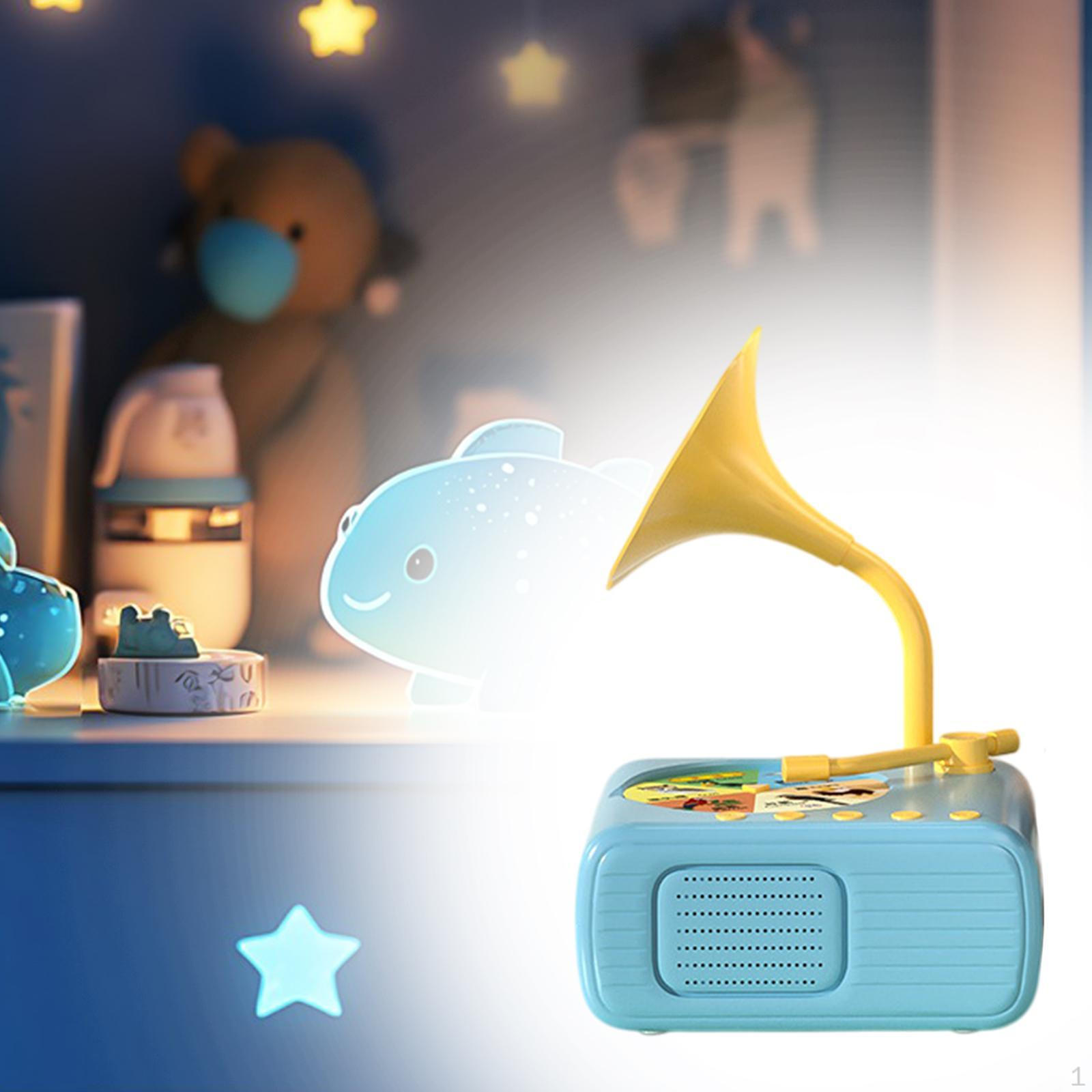 

Детский фонограф с 96 карточками для обучения и развлечения, портативное музыкальное устройство для детей от 3 до 6 лет синий