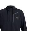 Under Armour Logo Hooded Long Sleeve Jacket Men Jackets Black 1388014-001