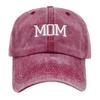 Soft Top Caps For Men Woman Washed Cotton Snapback Cap DAD MOM Embroidery Baseball Cap Outdoor Sports Visor Sun Hat