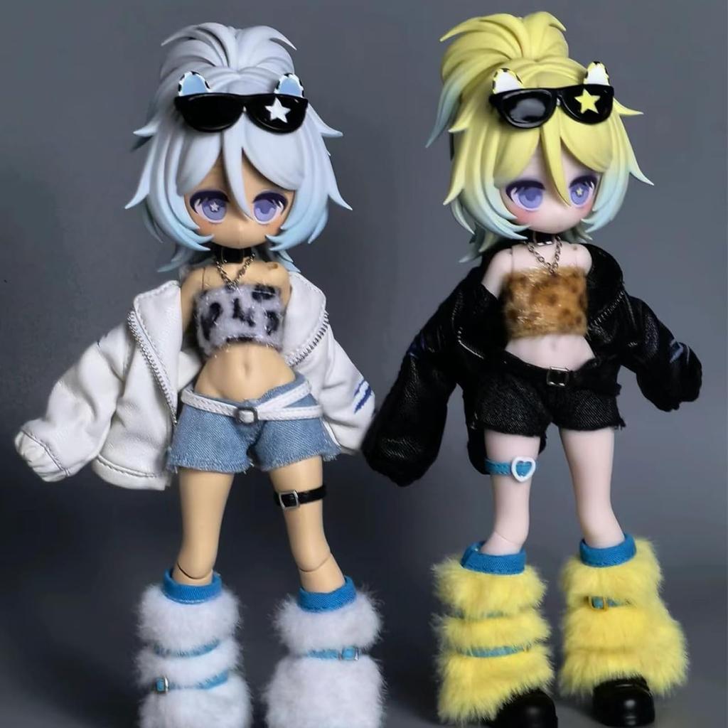 1/12 BJD Dolls Blind Box,Kawaii BJD Dolls Ten Thousand Escape Plan Series 1/12 Ball Jointed Doll Collectable Action Figure for Girls Birthday Party