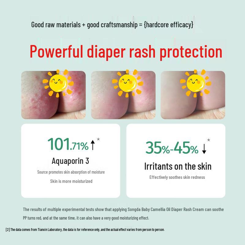Songda Baby Olejek Kameliowy Krem na Odparzenia Pieluszkowe