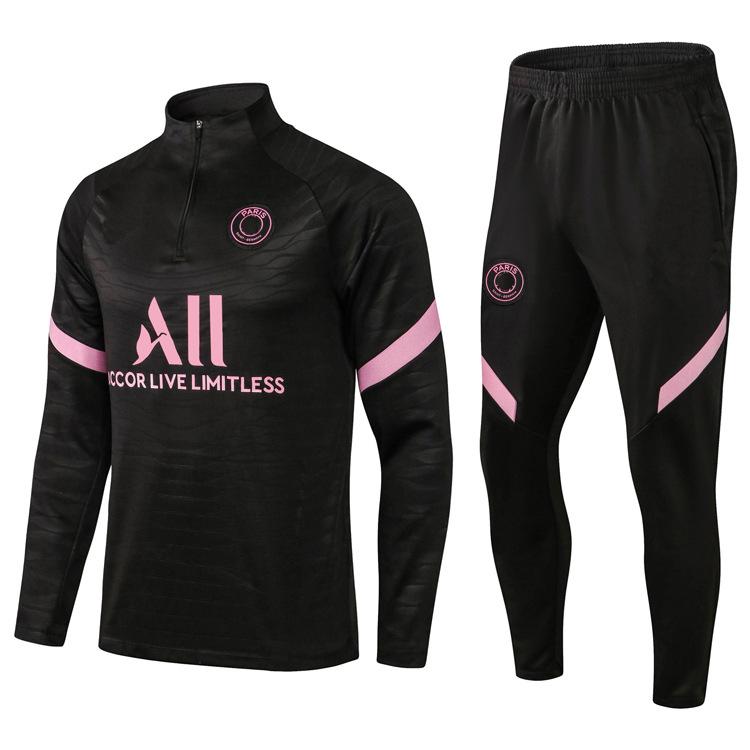 Paris Neymar Football Training Suit Autumn And Winter Long-Sleeved Appearance Suit Breathable And Quick-Drying Suit Team