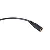 30cm 3.5mm Smartphone Headset to RJ9 Plug Converter Adapter Cable for Telephone