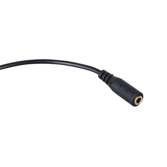 30cm 3.5mm Smartphone Headset to RJ9 Plug Converter Adapter Cable for Telephone