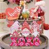 Valentine Tree Ornaments Pink Wooden Valentine's Day Decor Wooden Valentine's Day Decor Delicate and Cute for Doorways Windows