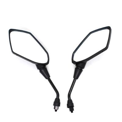 EINEY Motorcycle Mirror, Side Mirror, Universal Motorcycle Mirror, Positive Screw, Reverse Screw Adapter, Set of 2