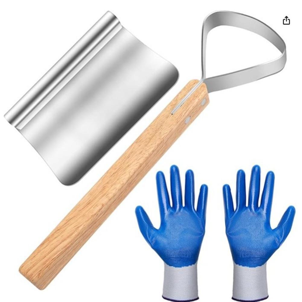 Stainless Steel Taxidermy Scraper Kit for Efficient Removal of Fat and Tissue in Leather and Skinning Projects