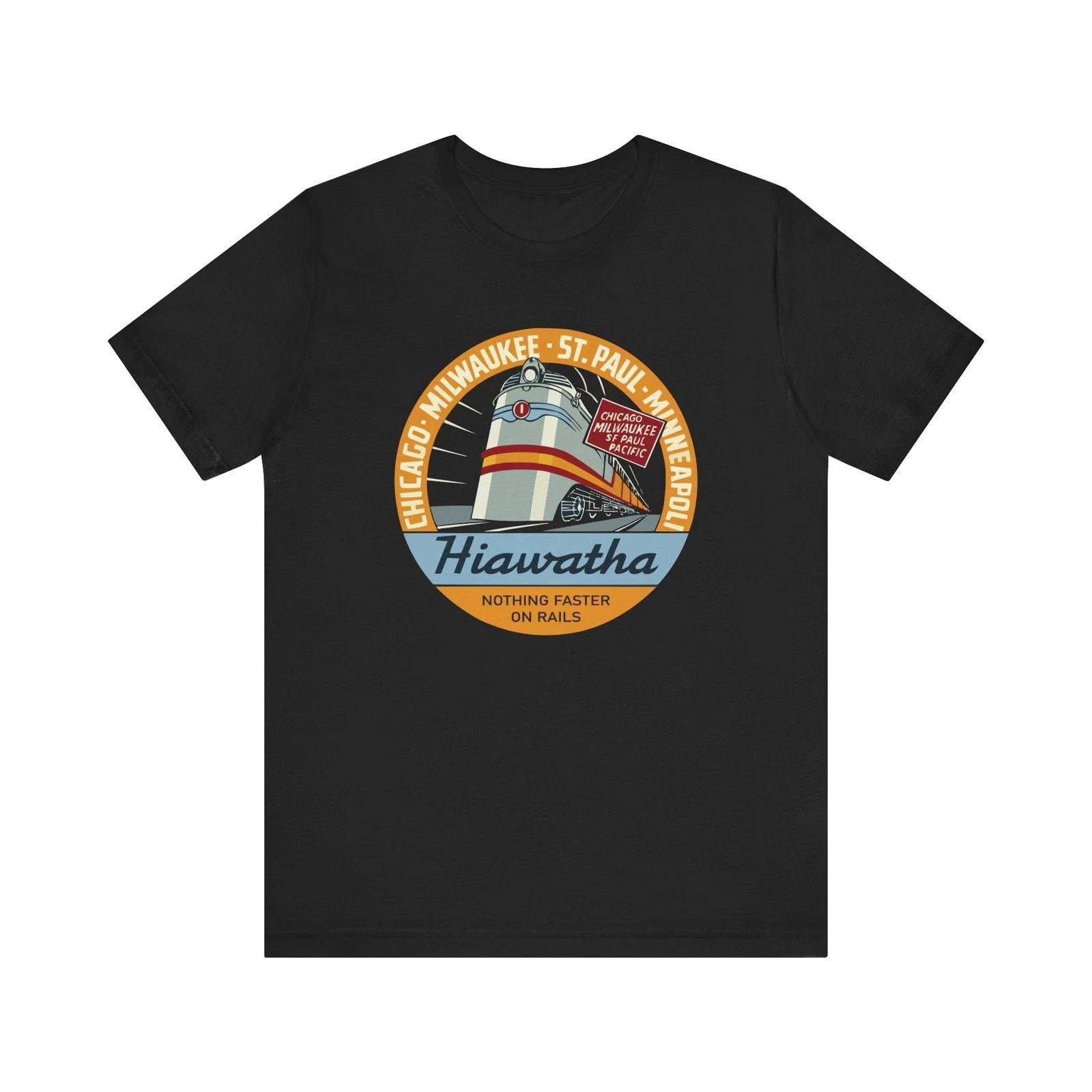 

The Hiawatha s Milwaukee Road T-shirt | Train Logo Tee S‑3XL Men’s 2XL