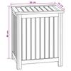 Laundry Basket Natural 50 x 35 x 60 cm Solid Teak Wood