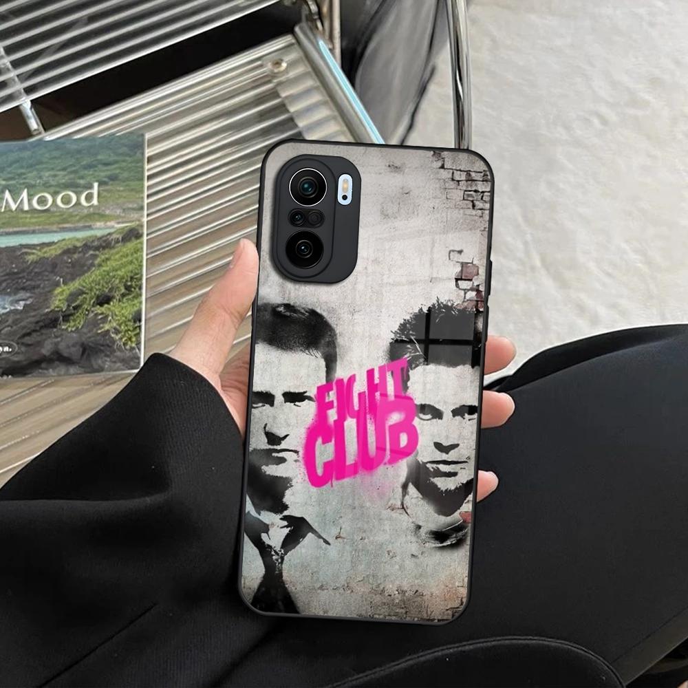 Fight Club Movie Phone Case for Xiaomi Redmi Note 14 13 12 11 Ultra Pro Lite 5G toughened glass Cover