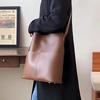Designer PU Leather Bucket Bag Women Handbag Ladies Shoulder Bag Female Tote Bags