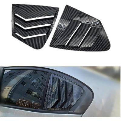 Tylna żaluzja okienna do samochodu, Kompatybilna z Honda City 2009-2014, Boczna żaluzja wentylacyjna w wyglądzie włókna węglowego