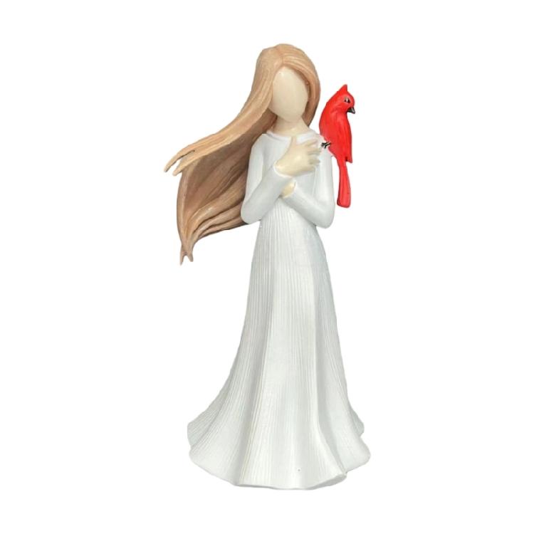 

Sympathy Gift for Loss of Loved One Redbird Angel Figurines Bereavement Memorial Gift for Lover Ornament Home Decors 1